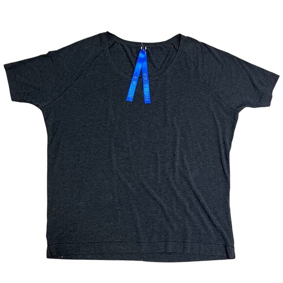 Kit and Ace  t shirt top, dark gray cashmere mix - Picture 1 of 10